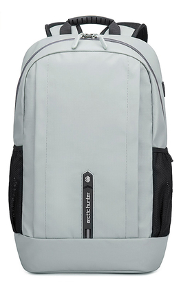 ARCTIC HUNTER τσάντα πλάτης B00386-GY με θήκη laptop 15.6, γκρι