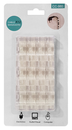 POWERTECH οργανωτής καλωδίων TIES-031, 3.3x1.3x1.2cm, διαφανές, 12τμχ POWERTECH οργανωτής καλωδίων TIES-031, 3.3x1.3x1.2cm, διαφανές, 12τμχ