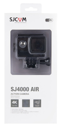 SJCAM Action Cam SJ4000 Air, 4K, 16MP, WiFi, 2" LCD, αδιάβροχη, μαύρη