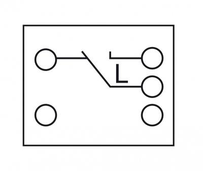 DELOCK module διακόπτης Easy 45 81362, μονός, 1-pole, 2-way, λευκός