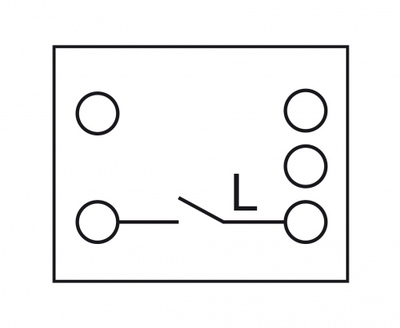 DELOCK module διακόπτης Easy 45 81364, μονός, 1-pole, 1-way, λευκός