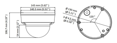 HIKVISION HIWATCH υβριδική κάμερα HWT-D320-VF, 2.8-12mm, 2MP, IP66, IK10