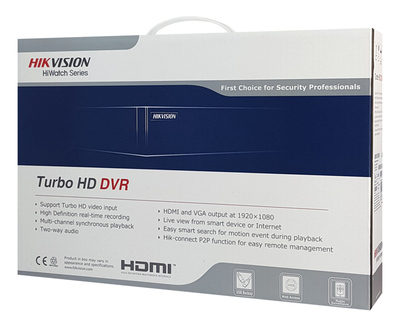 HIKVISION HIWATCH DVR υβριδικό καταγραφικό HWD-5104M, H.264+, 4 κανάλια