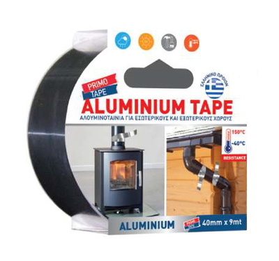 PRIMO TAPE αυτοκόλλητη ταινία αλουμινίου 5213000713596, 40mm x 9m