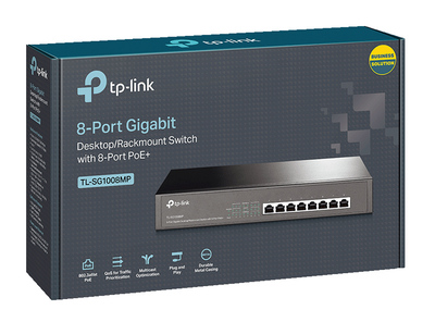 TP-LINK desktop/rackmount switch TL-SG1008MP, 8-Port PoE+, Ver. 2.0 TP-LINK desktop/rackmount switch TL-SG1008MP, 8-Port PoE+, Ver. 2.0