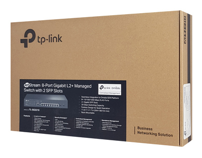 TP-LINK JetStream L2+ managed switch TL-SG3210, 8-Port Gigabit, Ver. 3.0 TP-LINK JetStream L2+ managed switch TL-SG3210, 8-Port Gigabit, Ver. 3.0