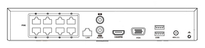 HIKVISION HIWATCH NVR καταγραφικό HWN-4108MH-8P, H.265+, 8 κανάλια PoE