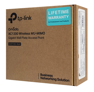 TP-LINK ασύρματο access point EAP230-WALL, AC1200, επιτοίχιο, Ver. 1.0