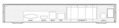 TVT NVR καταγραφικό TD-3108B1-8P, H.265, 8 κανάλια PoE