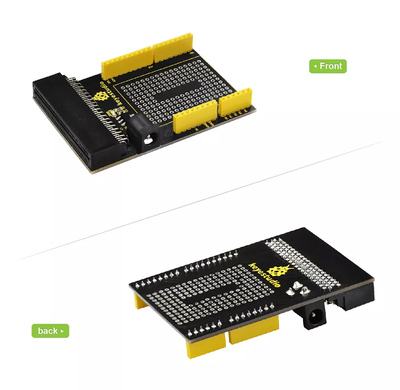 KEYESTUDIO Micro:bit prototyping shield V1 KS0292, με small breadboard