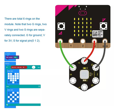 KEYESTUDIO PIR motion sensor module KS0422 για Micro:bit