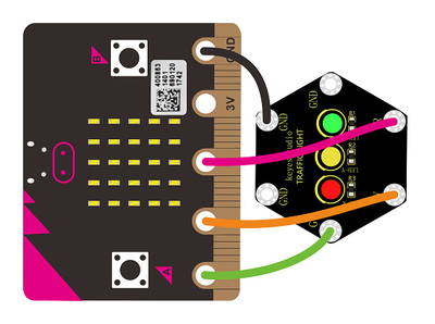 KEYESTUDIO honeycomb traffic light module KS0480 για Micro:bit