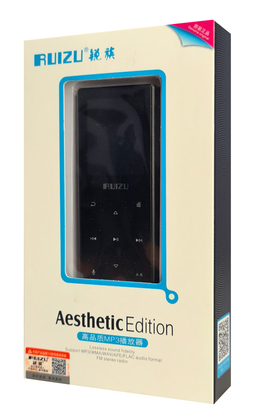 RUIZU MP3 player D29 με ηχείο, 1.8", 16GB, BT, ελληνικό μενού, μαύρο