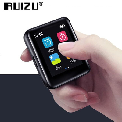 RUIZU MP3 player M4 με ηχείο, 1.8", 16GB, BT, ελληνικό μενού, μαύρο