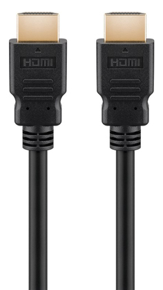 GOOBAY καλώδιο HDMI 2.1 41081, Ethernet ARC, 8K/60Hz 48Gbps, 0.5m, μαύρο