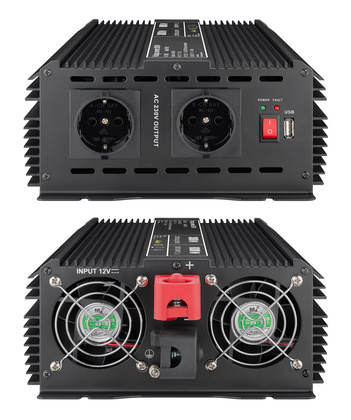 GOOBAY inverter αυτοκινήτου 58892, 12V σε 230V, 3000W, USB 2.1A GOOBAY inverter αυτοκινήτου 58892, 12V σε 230V, 3000W, USB 2.1A