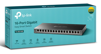 TP-LINK Easy Smart Switch TL-SG116E, 16-Port Gigabit, Ver. 1.2 TP-LINK Easy Smart Switch TL-SG116E, 16-Port Gigabit, Ver. 1.2