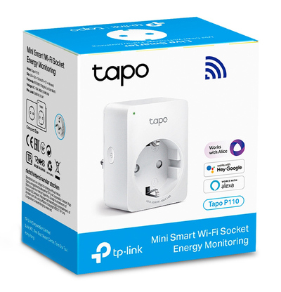 TP-LINK smart αντάπτορας ρεύματος TAPO-P110, Wi-Fi, bluetooth, Ver. 1.0