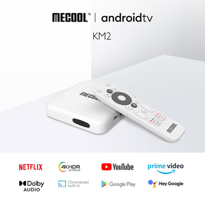 MECOOL TV Box KM2, Google & Netflix certificate, 4K, WiFi, Android 10