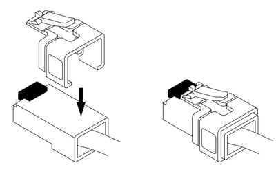 DELOCK clip επιδιόρθωσης RJ45 86420, 8 χρώματα, 16τμχ