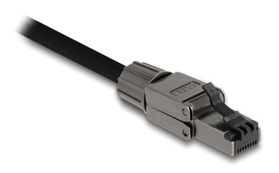 DELOCK βύσμα RJ45 CAT 8.1 STP 86514, tool-free, γκρι