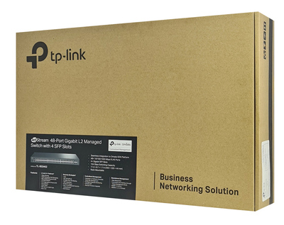 TP-LINK JetStream L2 managed switch TL-SG3452, 48-Port, 4x SFP, Ver 1.0 TP-LINK JetStream L2 managed switch TL-SG3452, 48-Port, 4x SFP, Ver 1.0