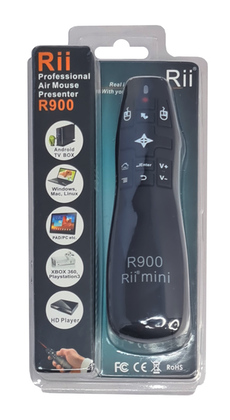 RIITEK τηλεχειριστήριο παρουσιάσεων Mini R900 με laser & air mouse