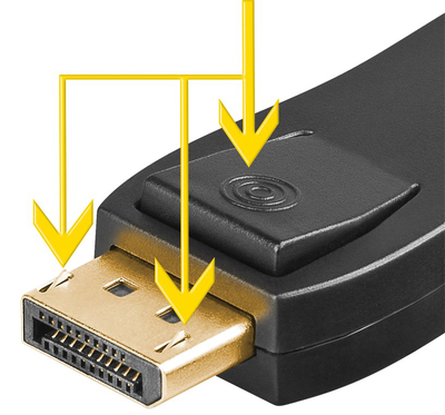 GOOBAY αντάπτορας DisplayPort σε HDMI 51719, 1920x1200p, μαύρος