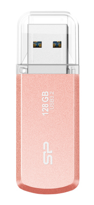 SILICON POWER USB Flash Drive Helios 202, 128GB, USB 3.2, ροζ χρυσό