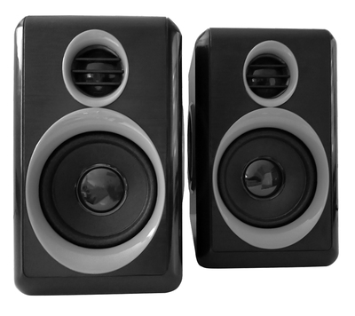 POWERTECH ηχεία Premium sound PT-972, 2x 3W RMS, 3.5mm, μαύρα