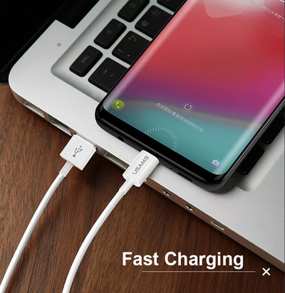 USAMS καλώδιο USB-C σε USB US-SJ285, 10W, 1m, λευκό