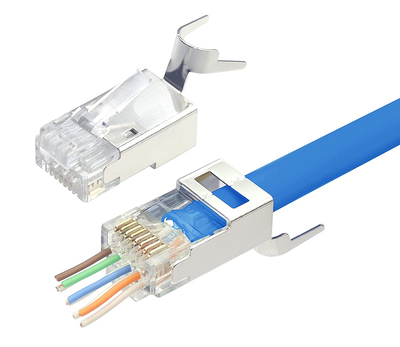 POWERTECH βύσμα RJ45 Cat 6a CAB-N286, copper, open type, 1.2mm, 10τμχ