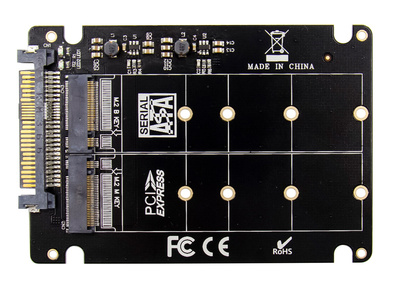 POWERTECH κάρτα επέκτασης U.2 SAS 2.5" σε M.2 B & M NGFF/NVME ST526