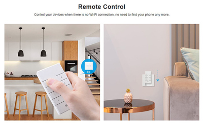 SONOFF remote controller RM433R2, 433MHz, λευκό