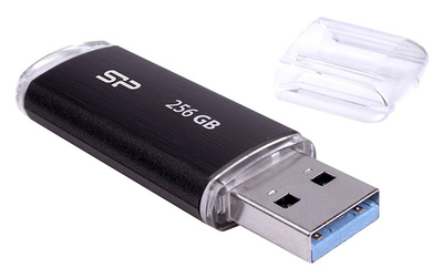 SILICON POWER USB Flash Drive Blaze B02, 256GB, USB 3.2, μαύρο