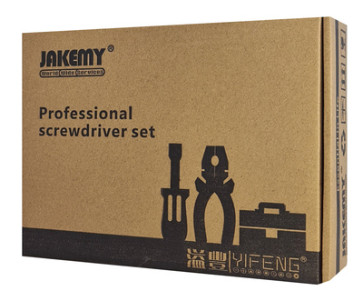 JAKEMY σετ κατσαβιδιών JM-6111 με βαλιτσάκι, CR-V, 69τμχ