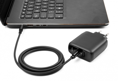 DELOCK καλώδιο τροφοδοσίας 87974, USB-C σε Dell 4.5x3mm, 1.5m, μαύρο