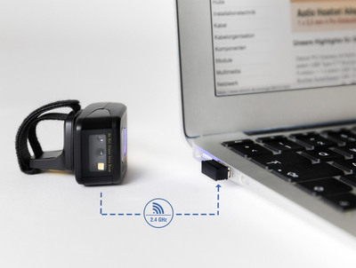 DELOCK USB dongle 61052 για Delock ασύρματα barcode scanner, 2.4 Ghz