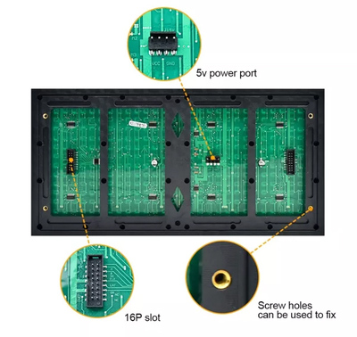 KEYESTUDIO LED panel module P10 KT0183 για Arduino, 16x32cm, λευκό