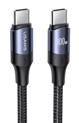 USAMS καλώδιο USB-C US-SJ526, 100W/5A, PD, 3m, μαύρο