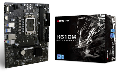 BIOSTAR μητρική H610MHP, 2x DDR4, s1700, USB 3.2, uATX, GbE, Ver. 6.1 BIOSTAR μητρική H610MHP, 2x DDR4, s1700, USB 3.2, uATX, GbE, Ver. 6.1