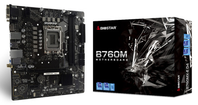 BIOSTAR μητρική B760MX-E D4, 2x DDR4, s1700, uATX, GbE, Ver. 6.0