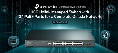 TP-LINK L2+ Managed Switch TL-SG3428XMP, 24x PoE+, 4x SFP+, Ver. 2.0