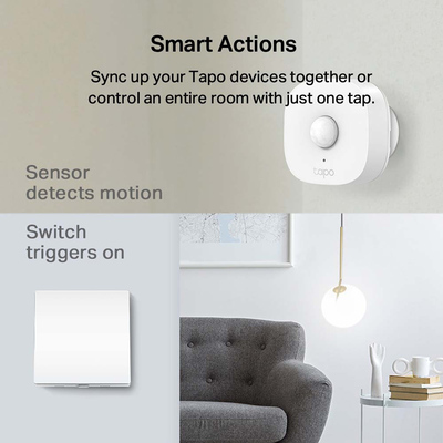 TP-LINK smart διακόπτης Tapo S210 με μπαταρία, μονός, 868MHz, Ver 1.0 TP-LINK smart διακόπτης Tapo S210 με μπαταρία, μονός, 868MHz, Ver 1.0