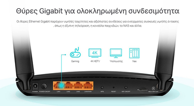 TP-LINK Wireless Dual Band Router Archer MR600, 4G+ Cat6 AC1200, Ver.3.0 TP-LINK Wireless Dual Band Router Archer MR600, 4G+ Cat6 AC1200, Ver.3.0