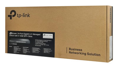 TP-LINK L2+ Managed Switch TL-SG3428X, 24-Port Gigabit, 4x SFP+, Ver.1.0