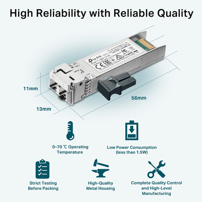 TP-LINK 10GBase-SR SFP+ LC Transceiver TL-SM5110-SR, έως 300m, Ver. 1.0