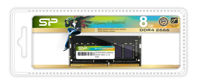 SILICON POWER μνήμη DDR4 SODimm SP008GBSFU266X02, 8GB, 2666MHz, CL19