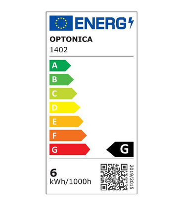 OPTONICA LED λάμπα G45 1402, 5.5W, 4500K, E14, 450lm