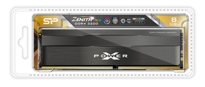 SILICON POWER μνήμη DDR4 UDIMM XPOWER Zenith, 8GB, RGB, 3200MHz, CL16